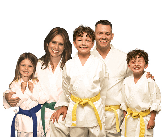 Martial Arts Lessons for Families in Chicago IL - Group Family for Martial Arts Footer Banner