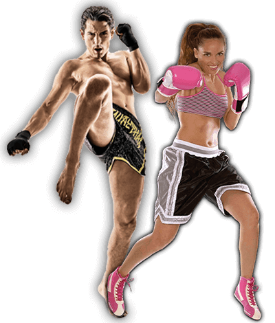 Fitness Kickboxing Lessons for Adults in Chicago IL - Kickboxing Men and Women Banner Page